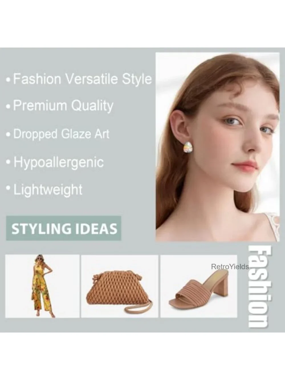 Dainty Gold Ball Stud Earrings for Women - Trendy Hypoallergenic Fashion Jewelry